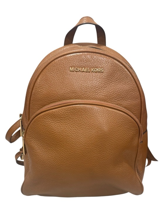 Michael Kors Handbags - Michael Kors Cognac Pebbled Leather Backpack